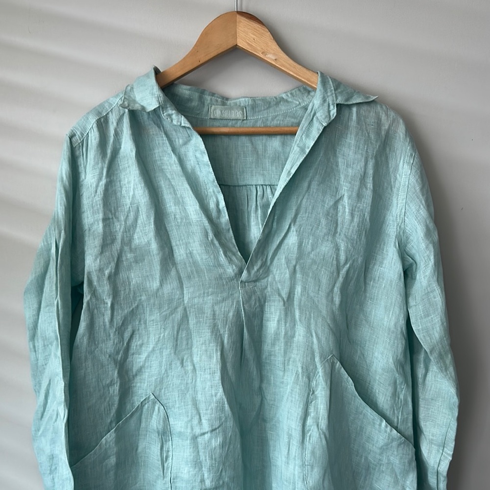 CP SHADES Tunic 100% Linen Size XS - Picture 3 of 13